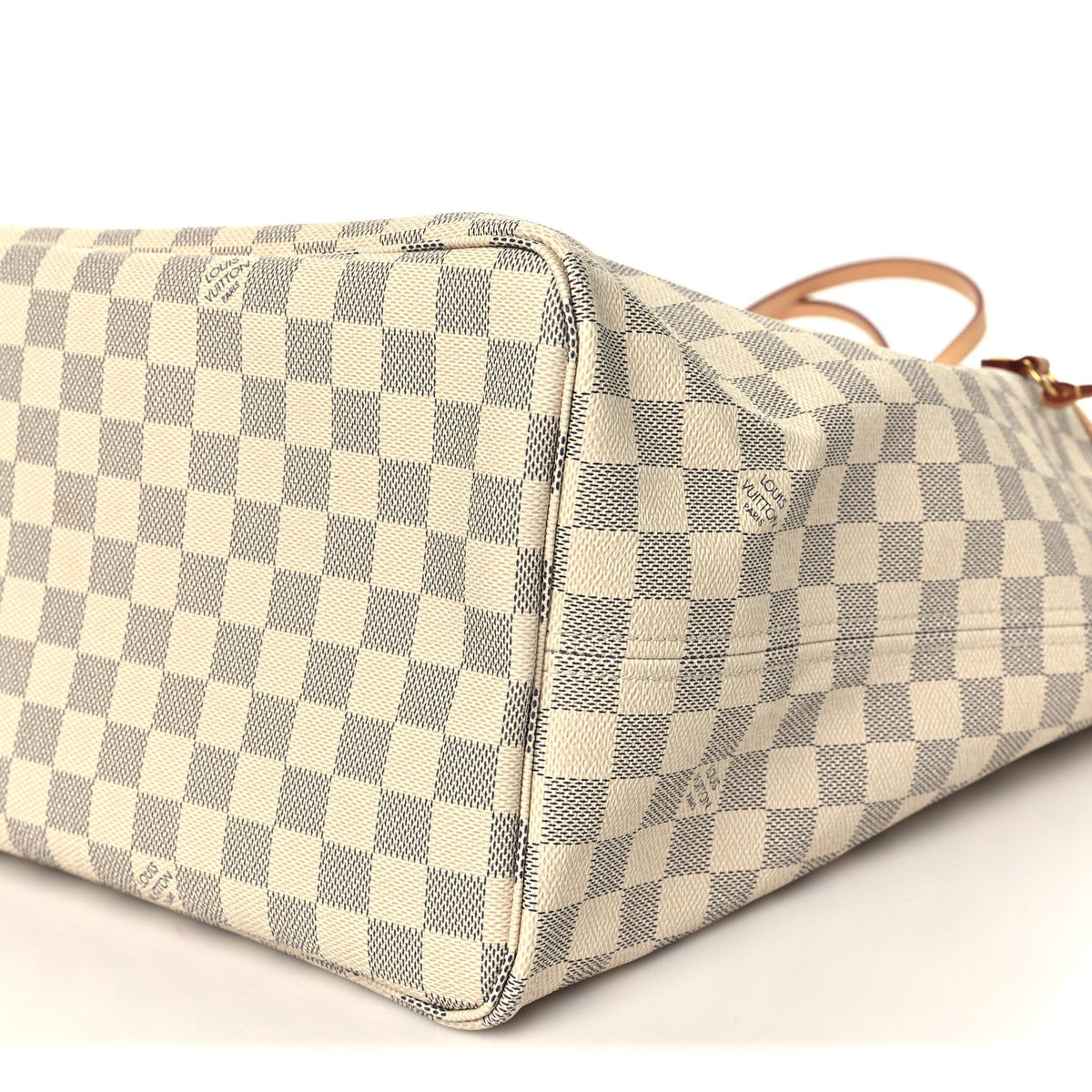 Damier Azur Neo Neverfull Gm Rose Baller Handbag