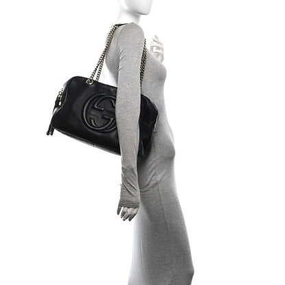 Medium Calfskin Handbag - Black