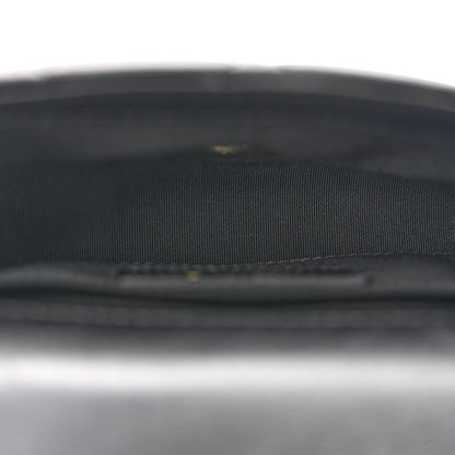 Mini Quilted Lambskin Belt Bag - Black