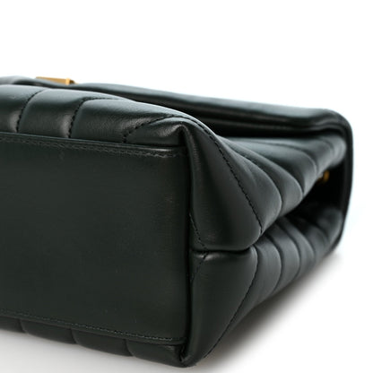 Small Quilted Calfskin Satchel Bag