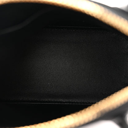Mini Calfskin Handbag - Black