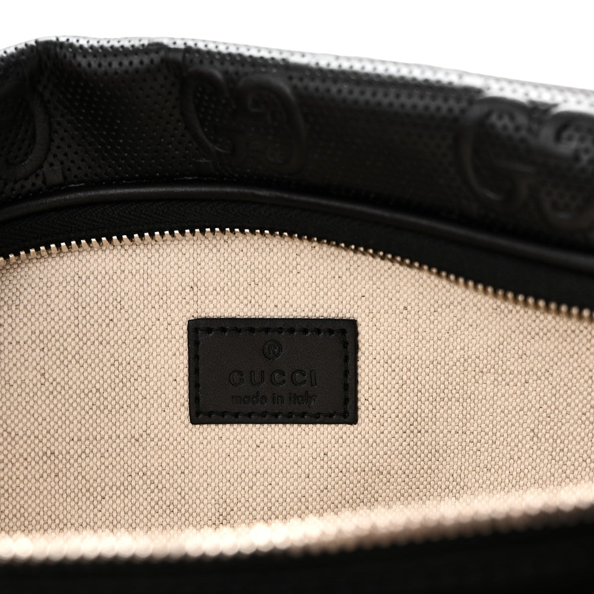 Calfskin Belt Bag - Black