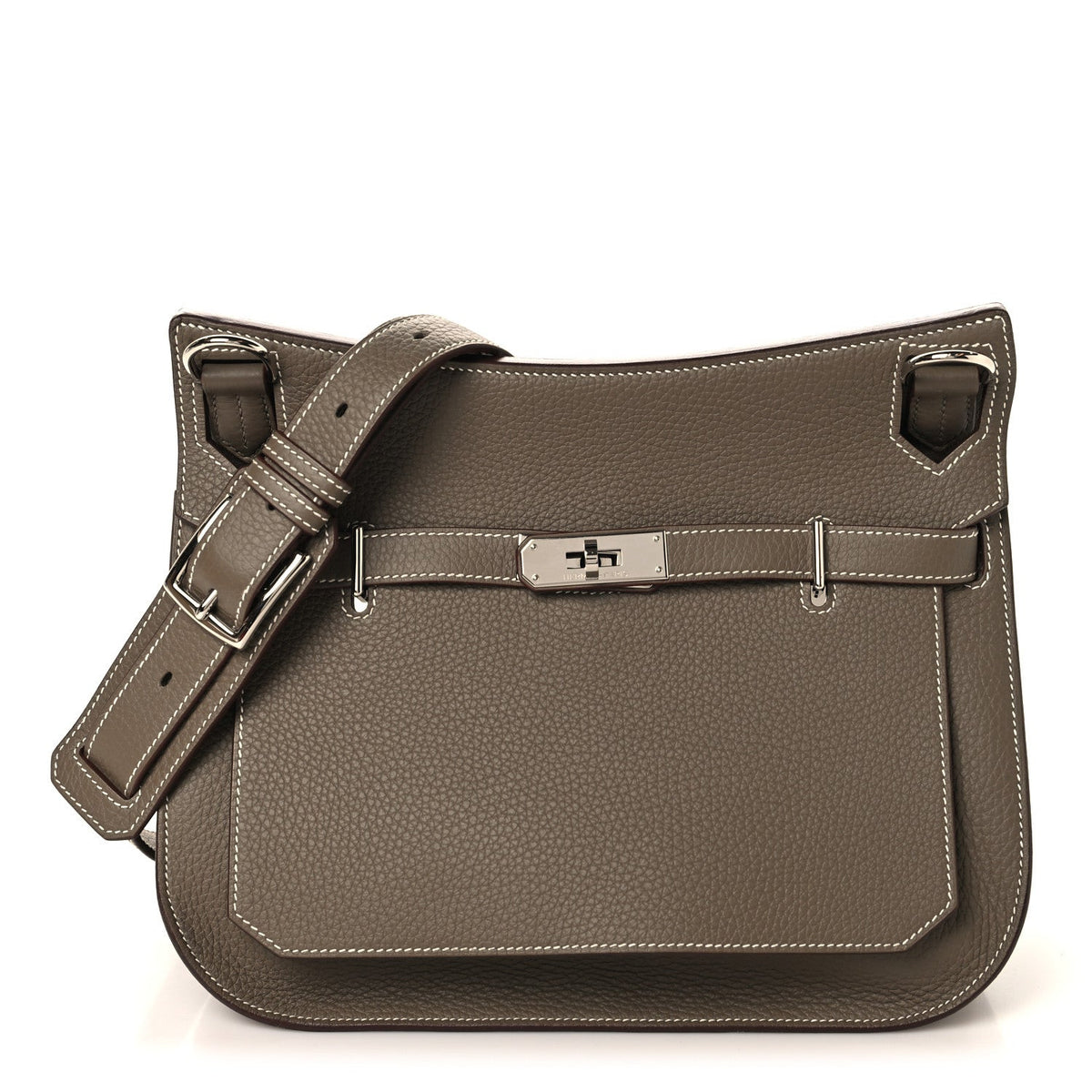 Taurillon Clemence Jypsiere 28 Etoupe Handbag