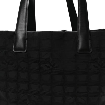 Medium Nylon Tote Bag - Black