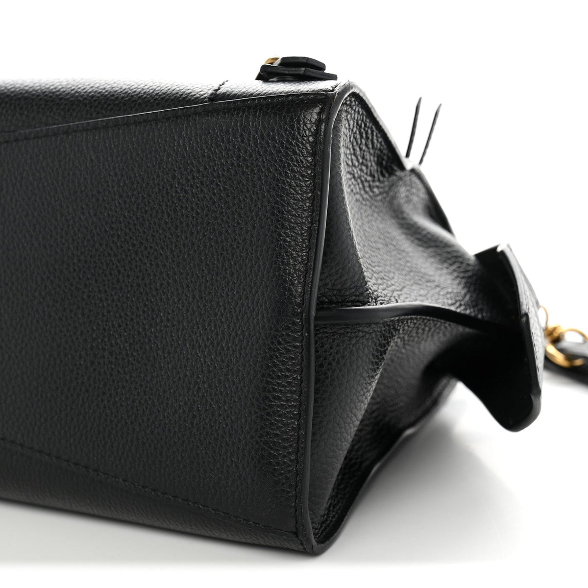 Calfskin Handbag - Gold