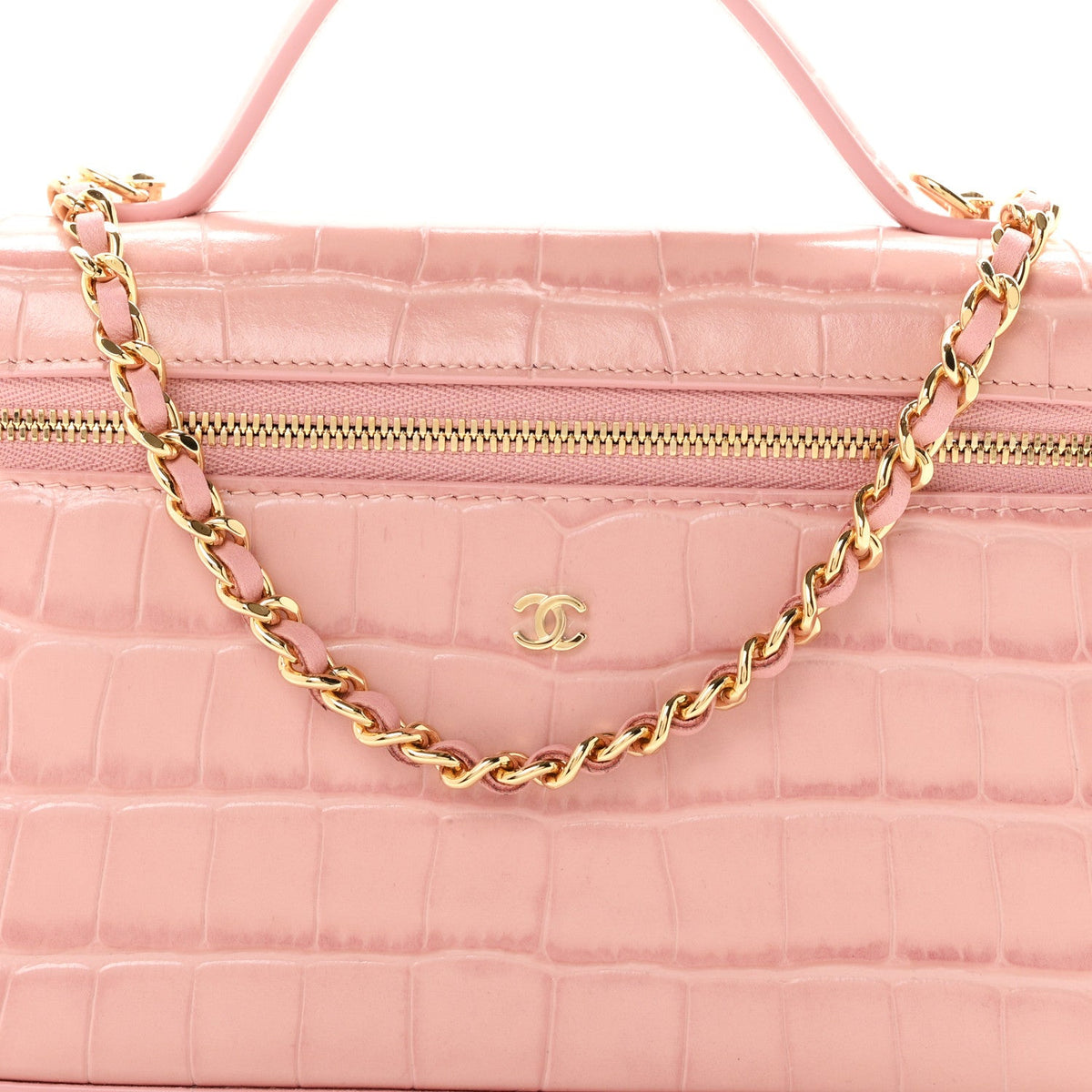 Calfskin Handbag - Pink