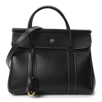 Calfskin Handbag - Black