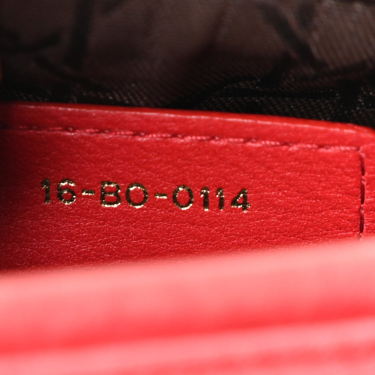 Large Lambskin Handbag - Red