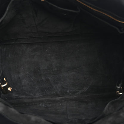 Large Calfskin Handbag - Black