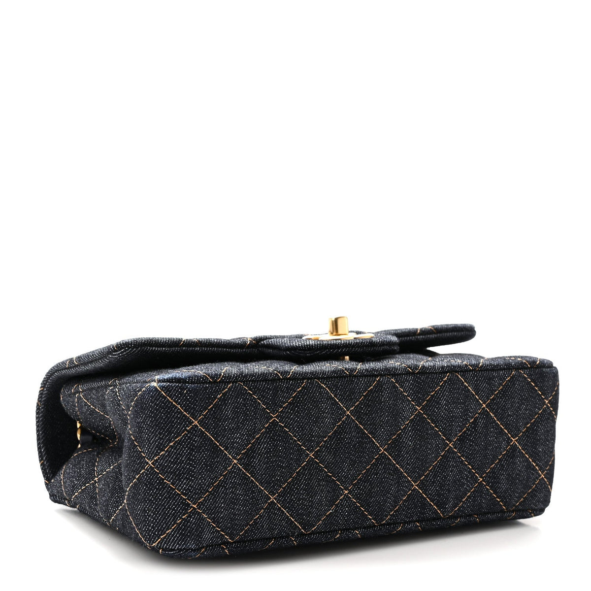 Mini Quilted Flap Shoulder Bag - Tan