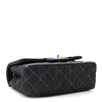 Mini Quilted Flap Shoulder Bag - Tan
