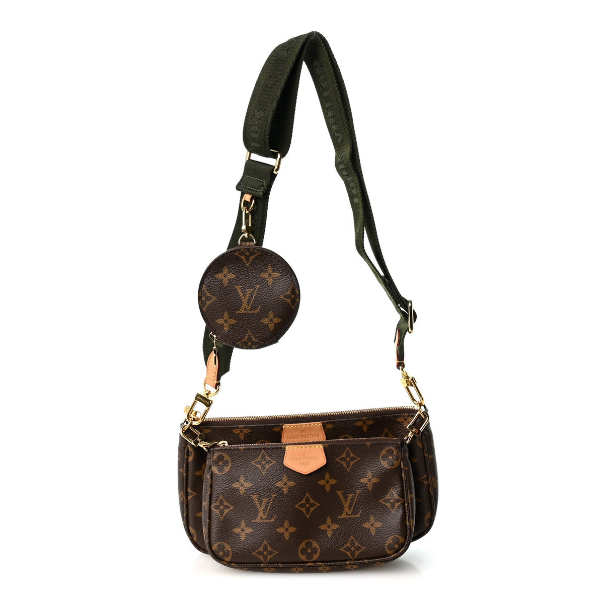 Monogram Multi Pochette Accessories Kaki Handbag