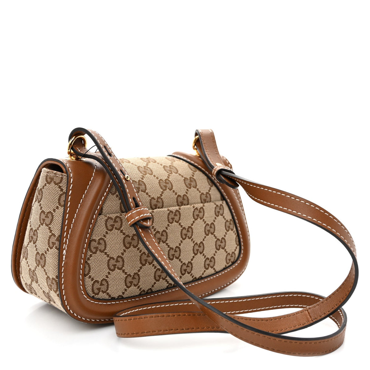 Small Calfskin Shoulder Bag - Beige