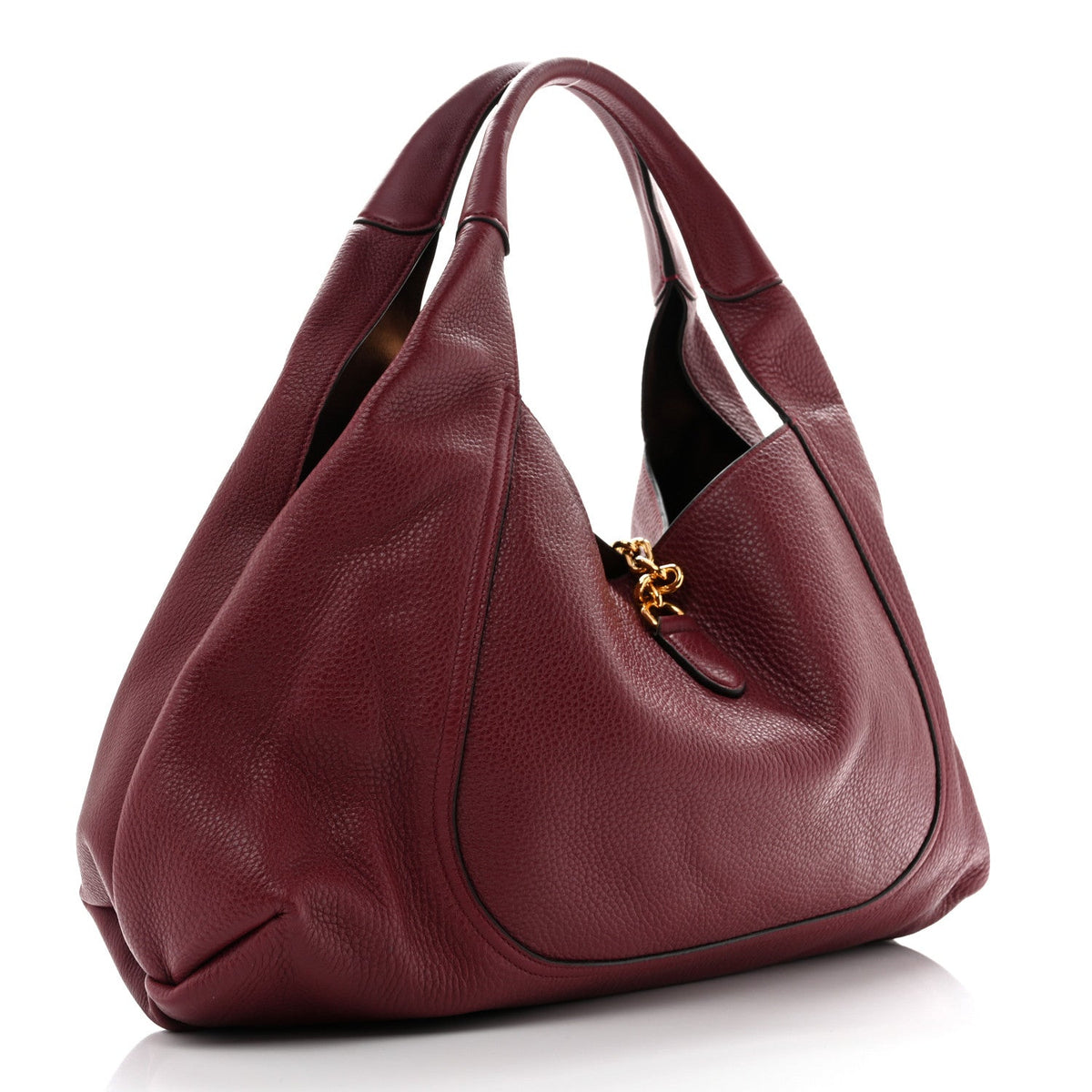 Maxi Calfskin Shoulder Bag - Red