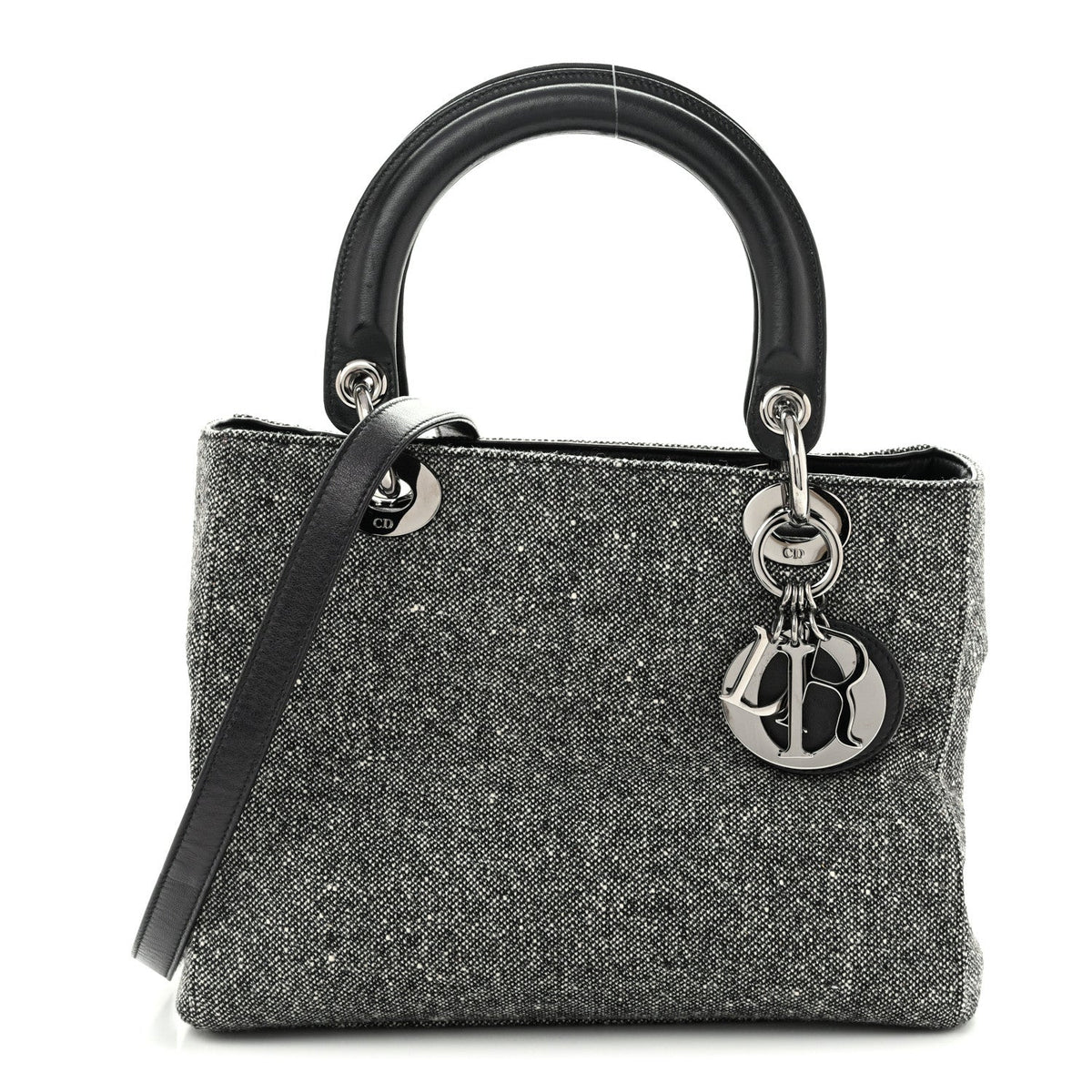 Medium Canvas Handbag - Black