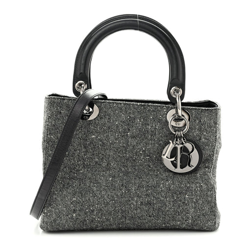 Medium Canvas Handbag - Black
