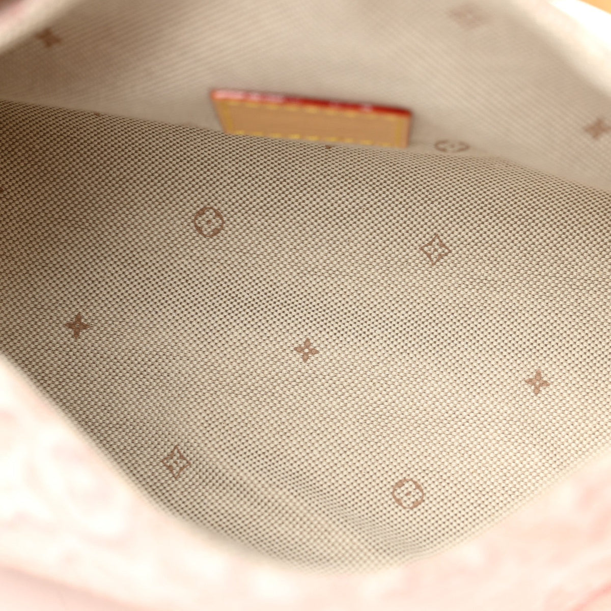 Monogram Embleme Mia Pochette Rose Ruban Handbag