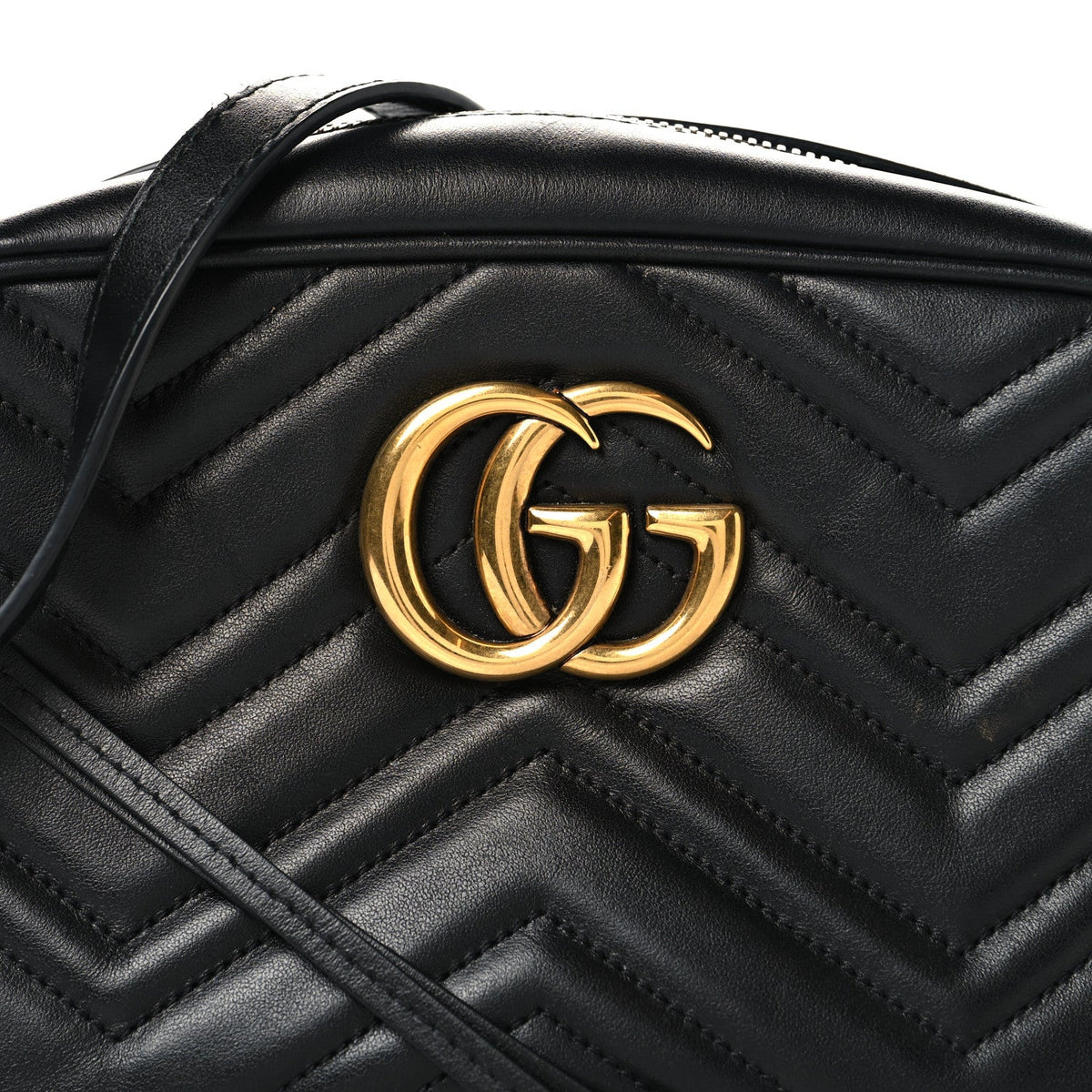 Small Calfskin Shoulder Bag - Black