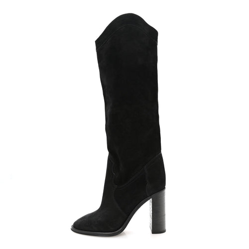 Kate Western Knee High Boots Black