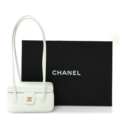 Caviar Handbag - Light Blue
