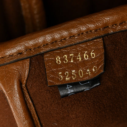 Maxi Calfskin Shoulder Bag - Brown