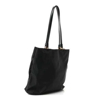 Nylon Tote Bag - Black