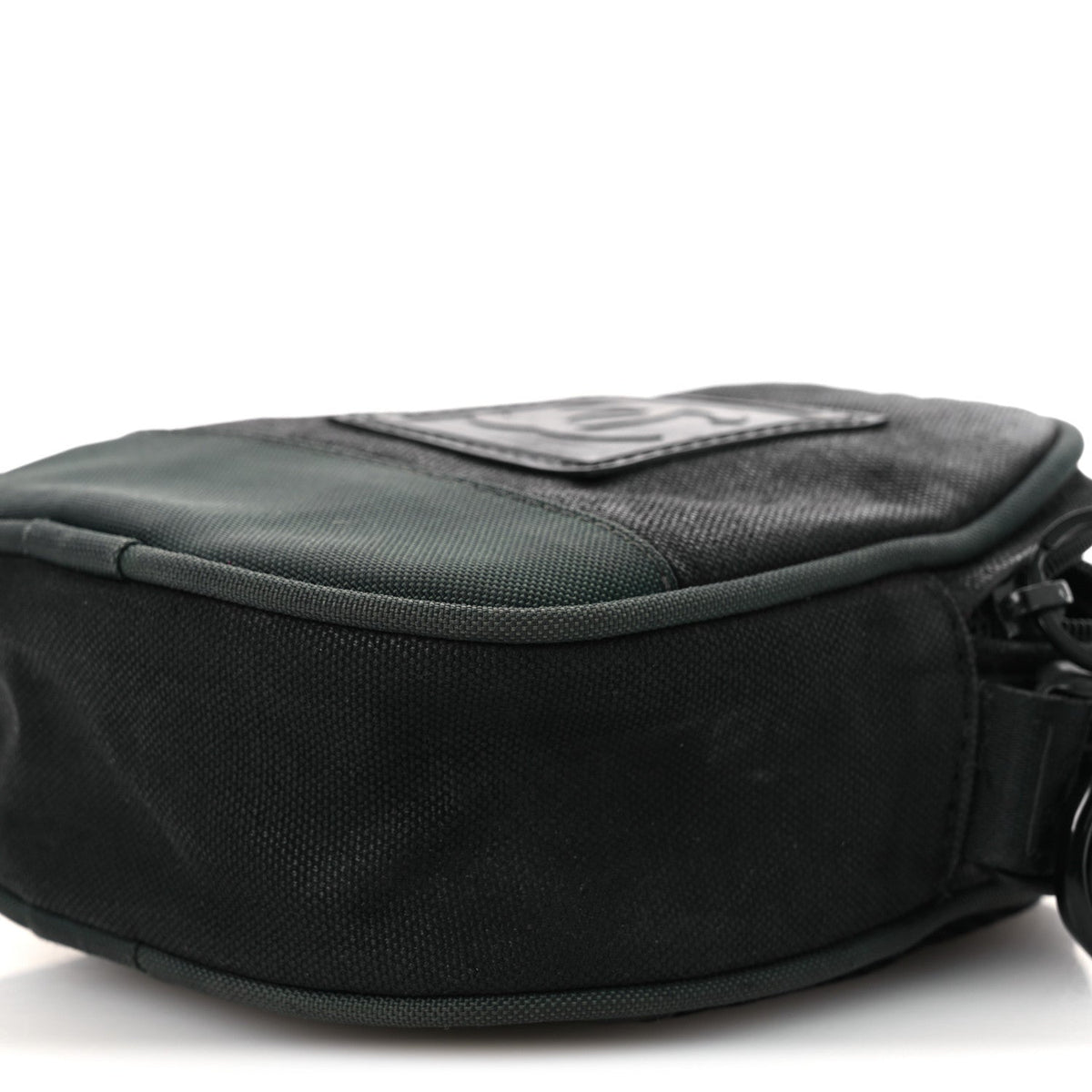 Canvas Nylon Crossbody Bag - Black