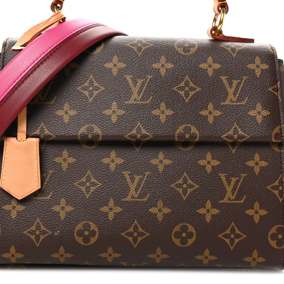 Monogram Cluny Bb Bordeaux Fuchsia Handbag