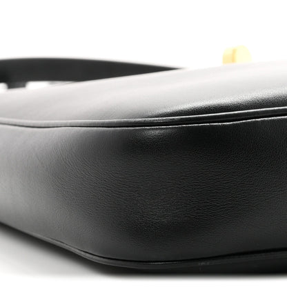 Small Calfskin Handbag - Black