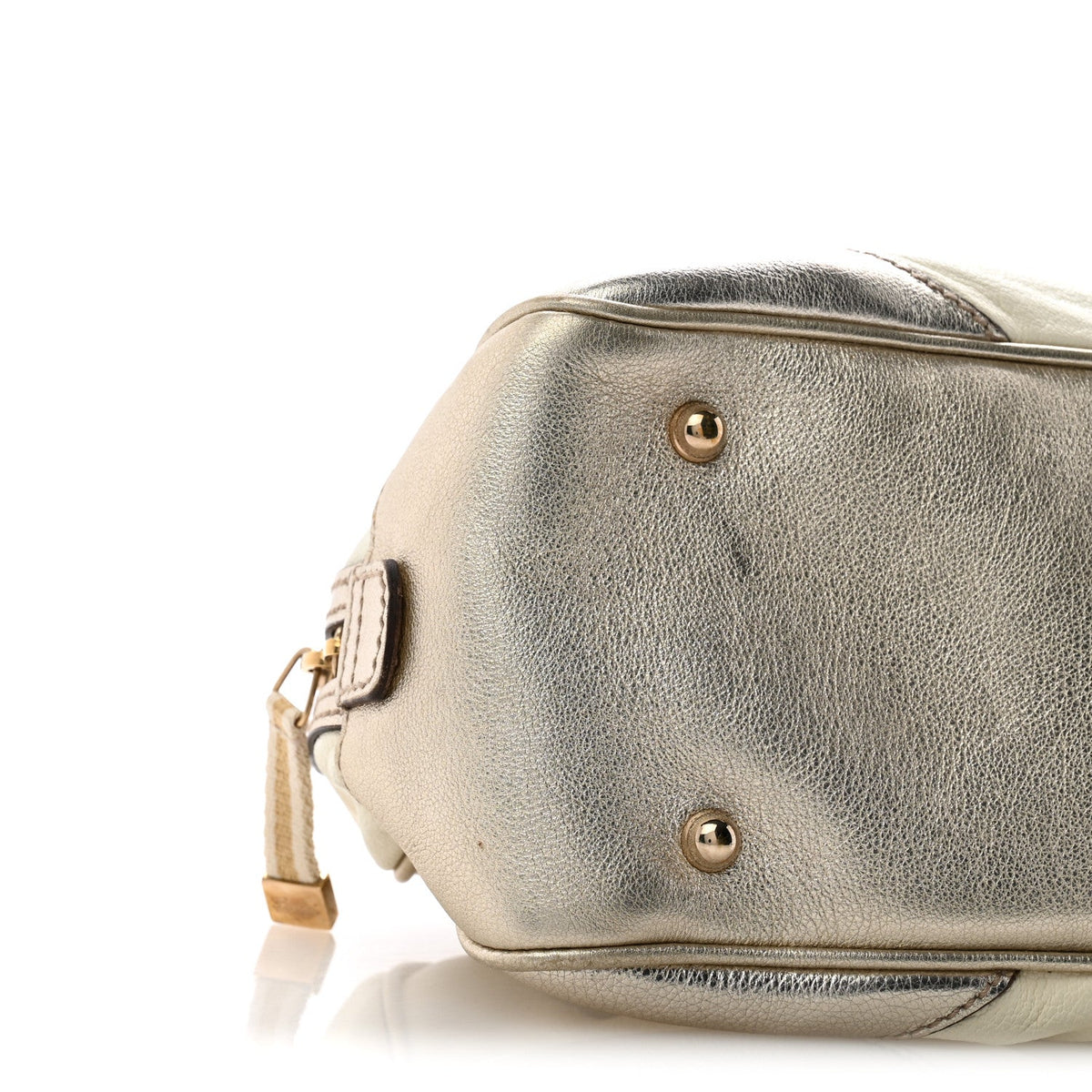 Small Goatskin Handbag - White