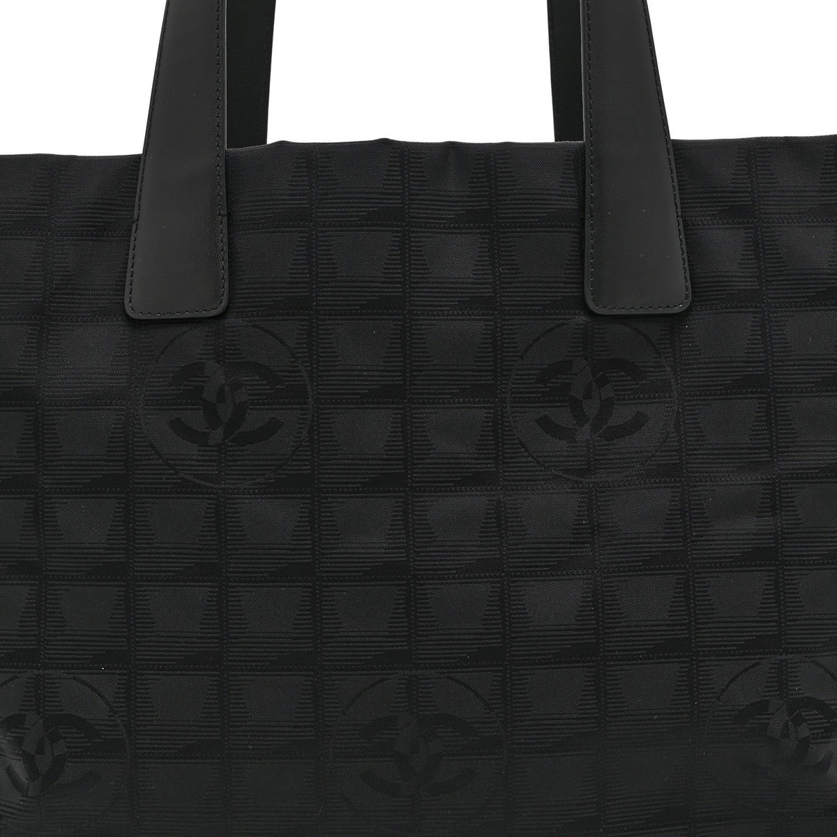 Medium Nylon Tote Bag - Black