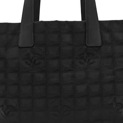 Medium Nylon Tote Bag - Black