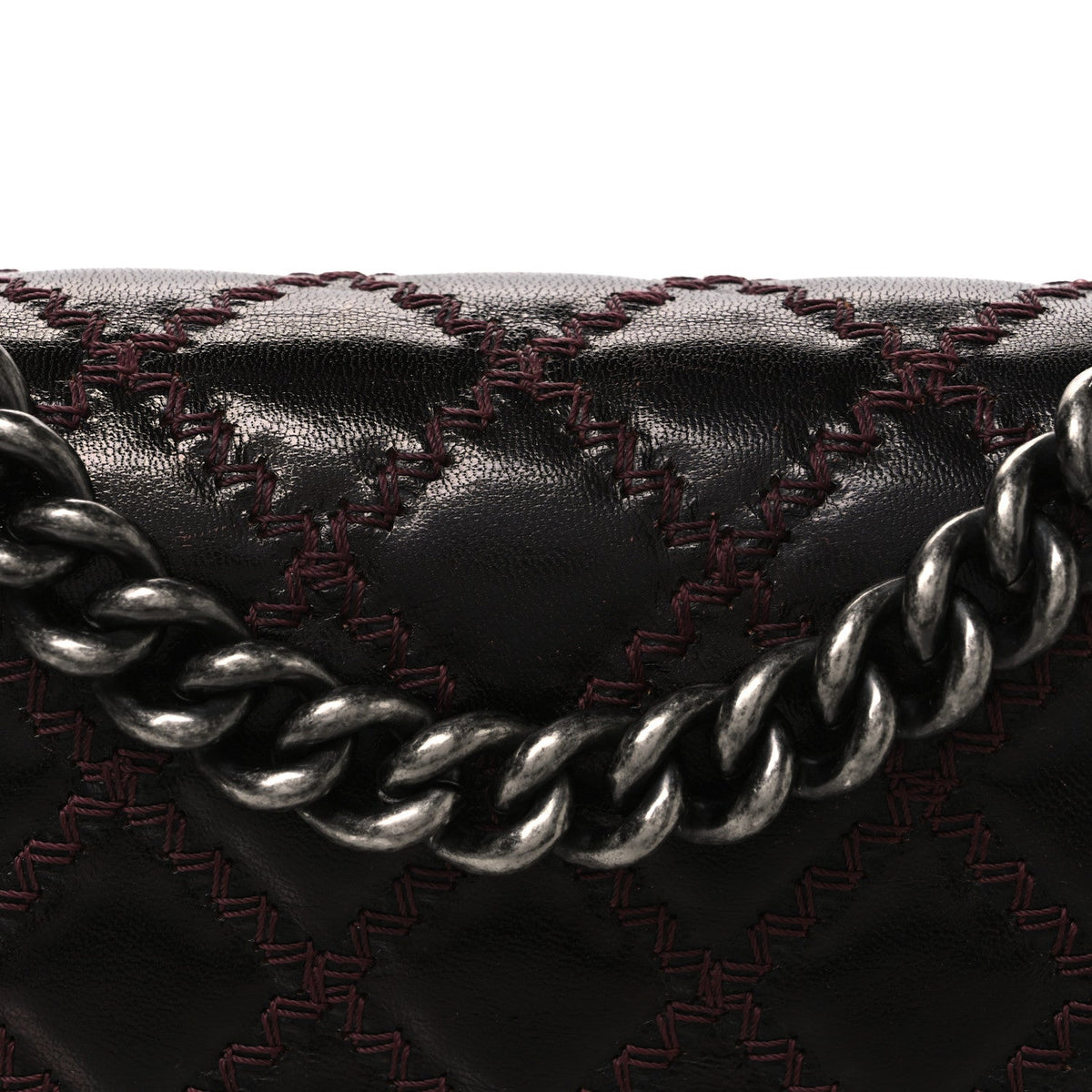Medium Quilted Goatskin Flap Shoulder Bag