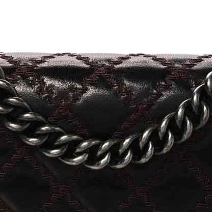 Medium Quilted Goatskin Flap Shoulder Bag