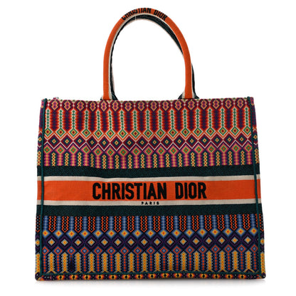 Large Canvas Tote Bag - Red