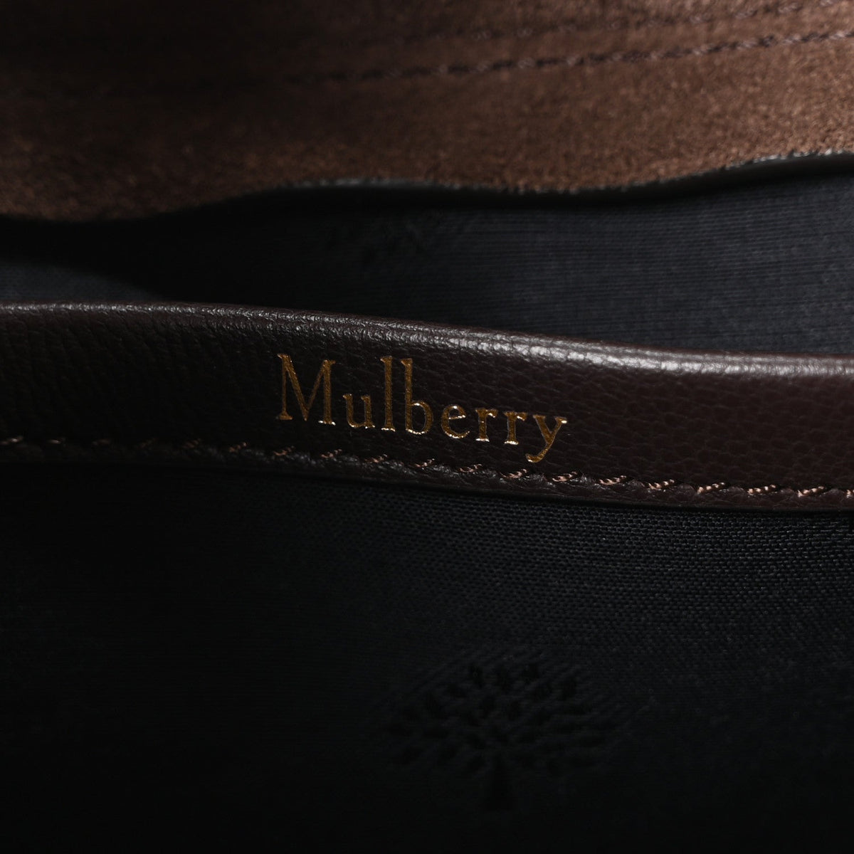 Small Suede Satchel Bag - Chocolate