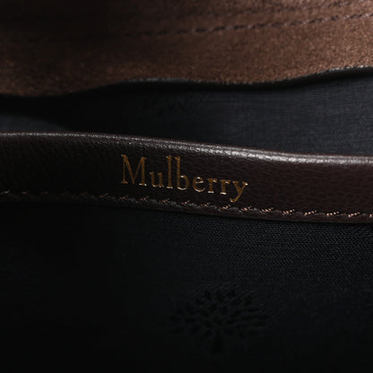 Small Suede Satchel Bag - Chocolate