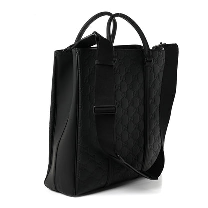 Calfskin Tote Bag - Black