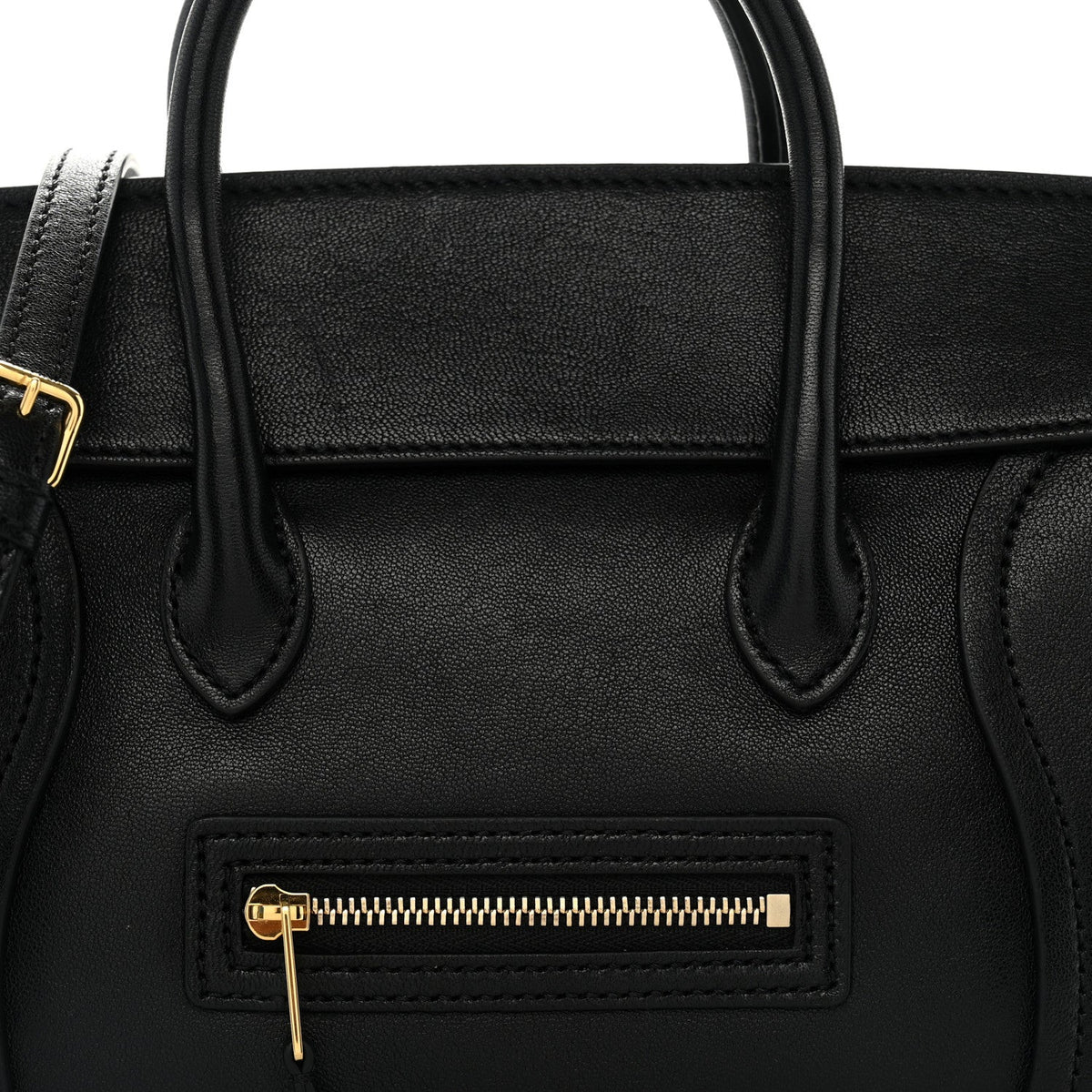Lambskin Travel Bag - Black