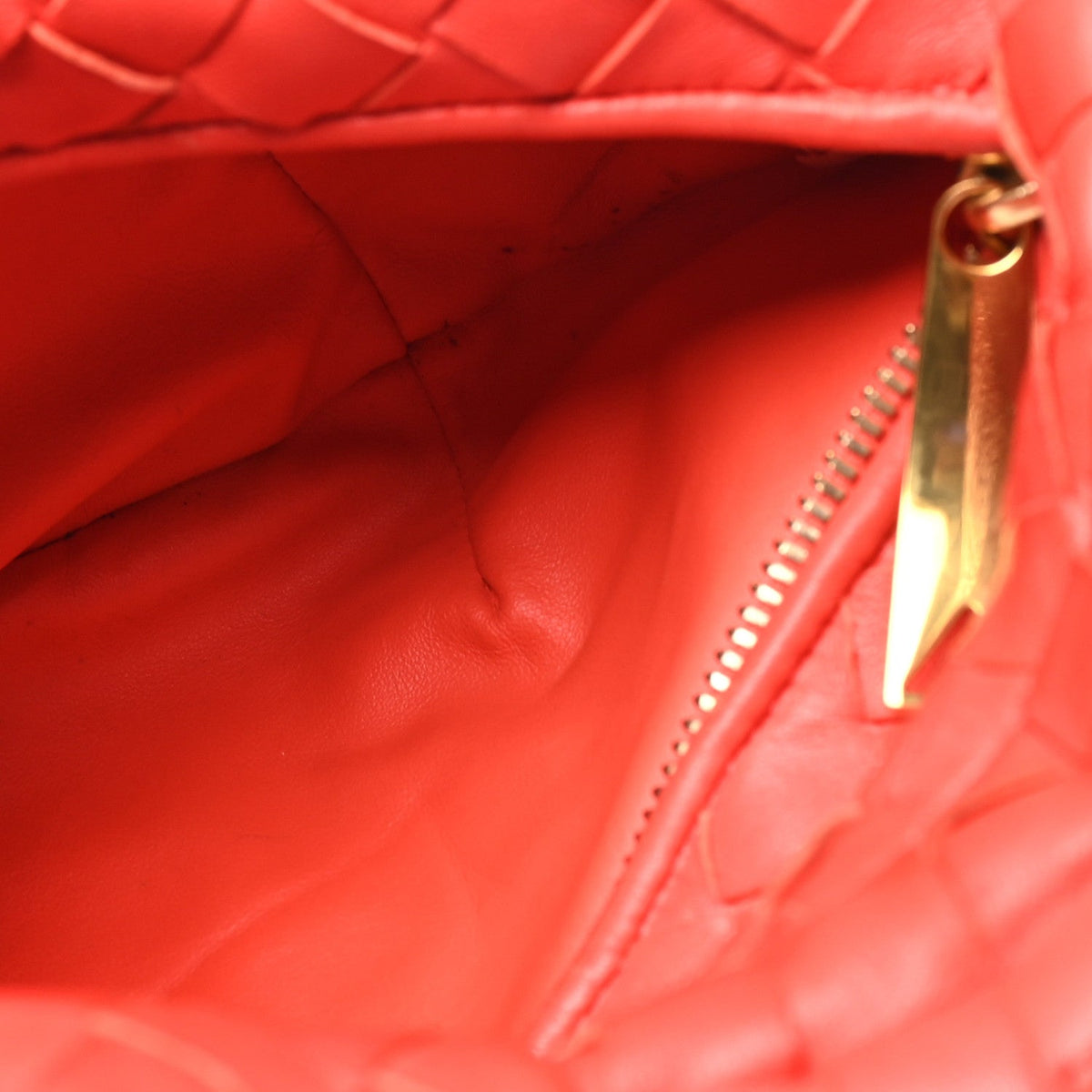 Mini Nappa Handbag - Red