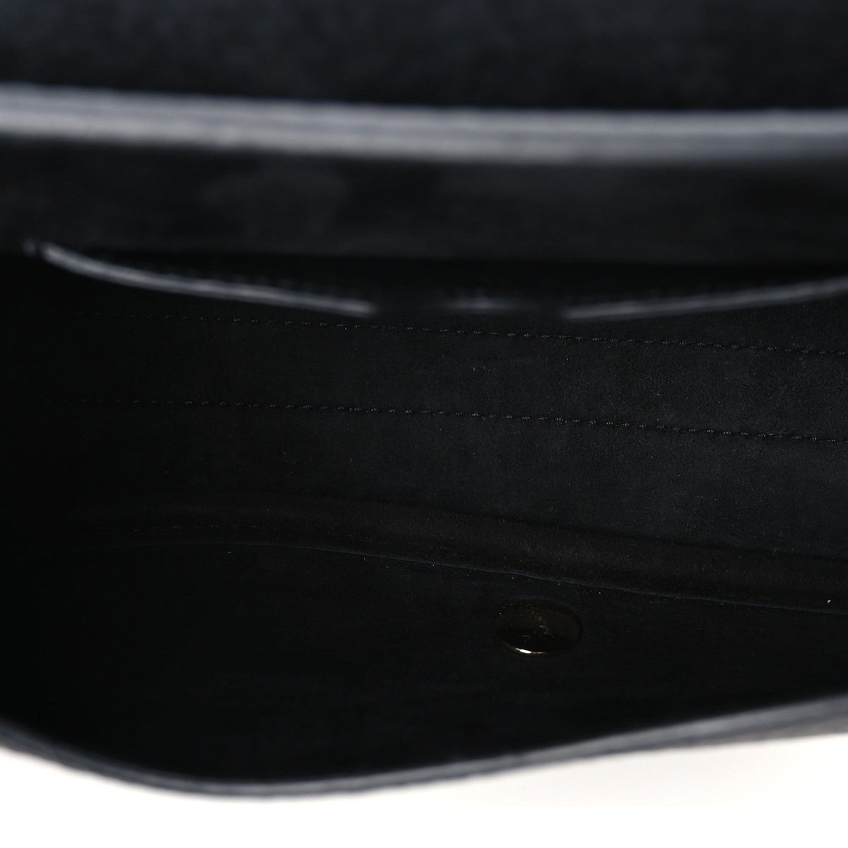 Medium Calfskin Flap Shoulder Bag - Black