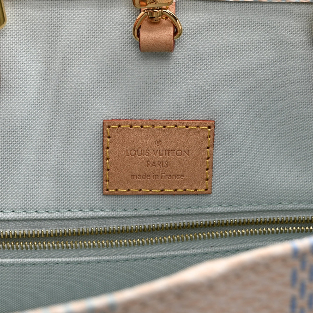 Damier Giant Onthego Mm Pistachio Handbag