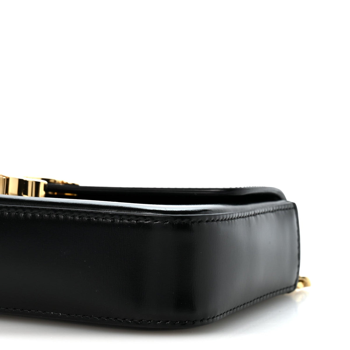 Calfskin Shoulder Bag - Black