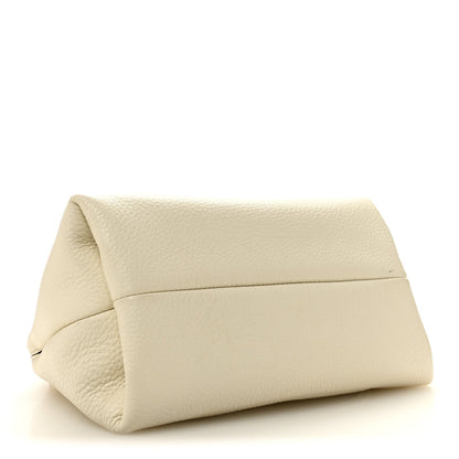 Medium Calfskin Shoulder Bag - White