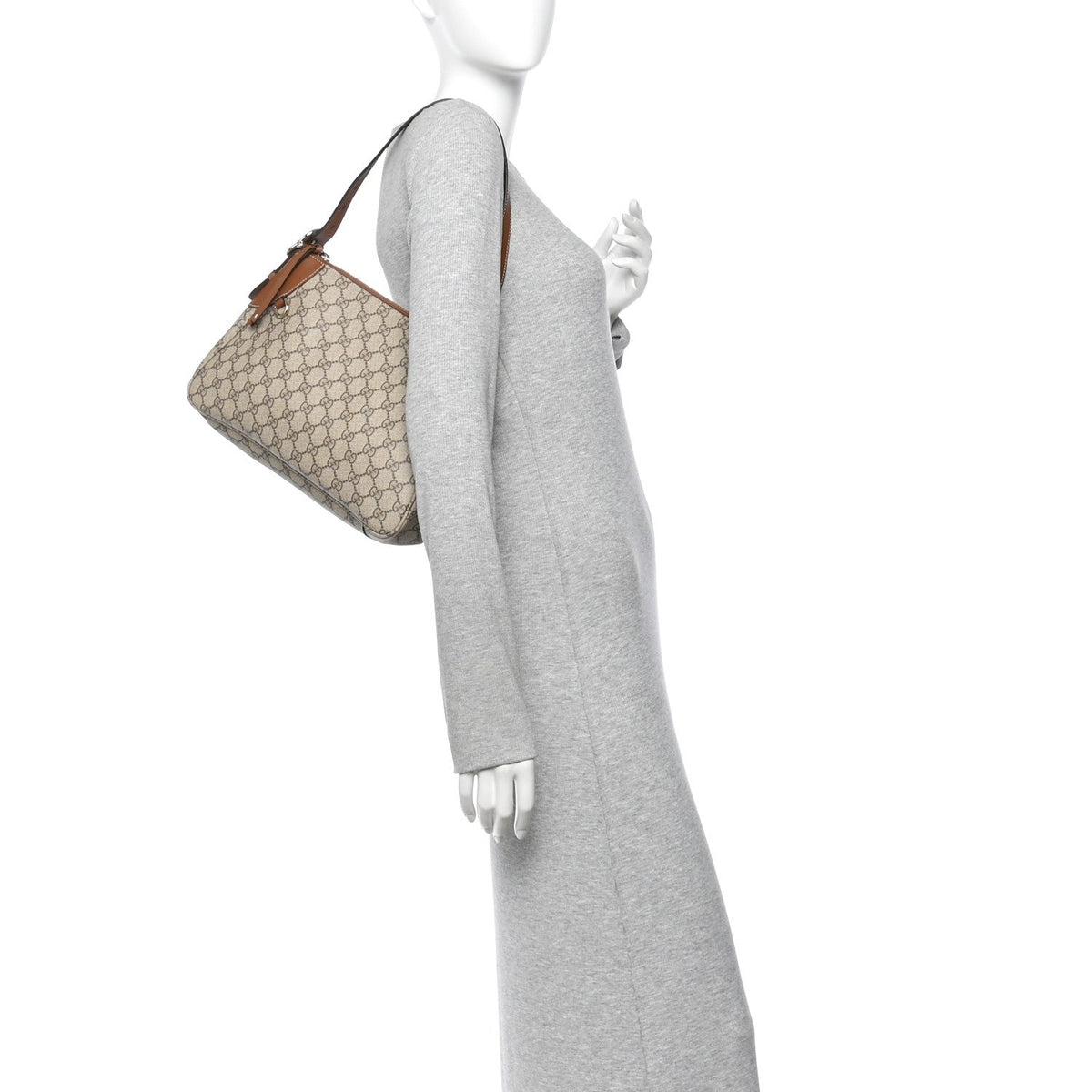 Medium Shoulder Bag - Beige