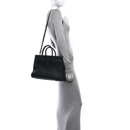 Small Calfskin Handbag - Black