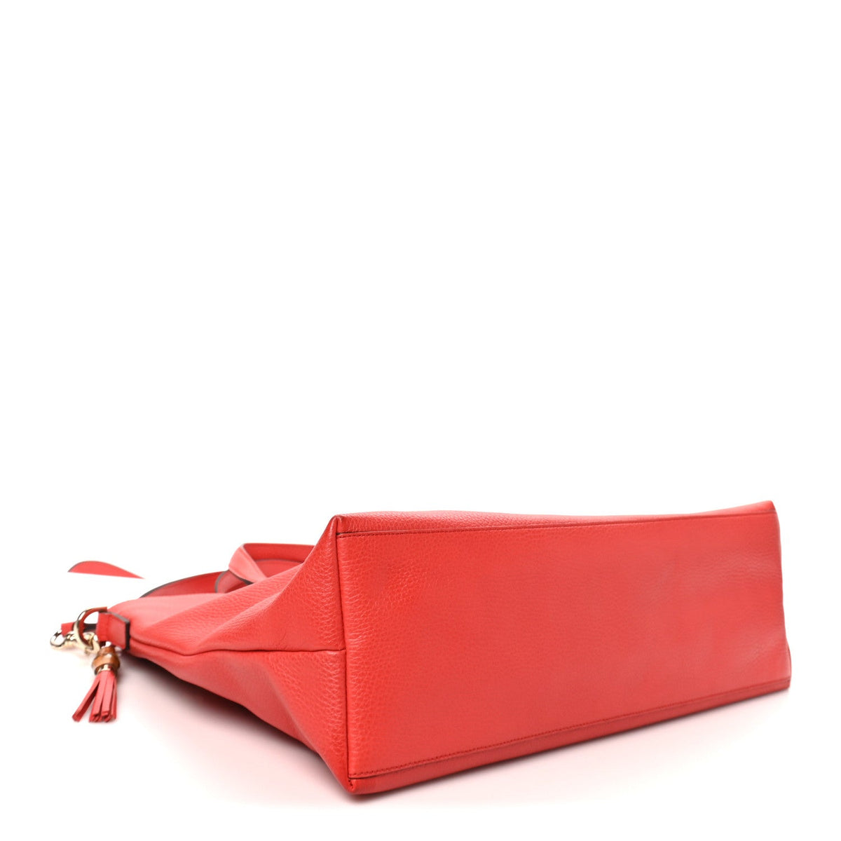 Large Calfskin Tote Bag - Red
