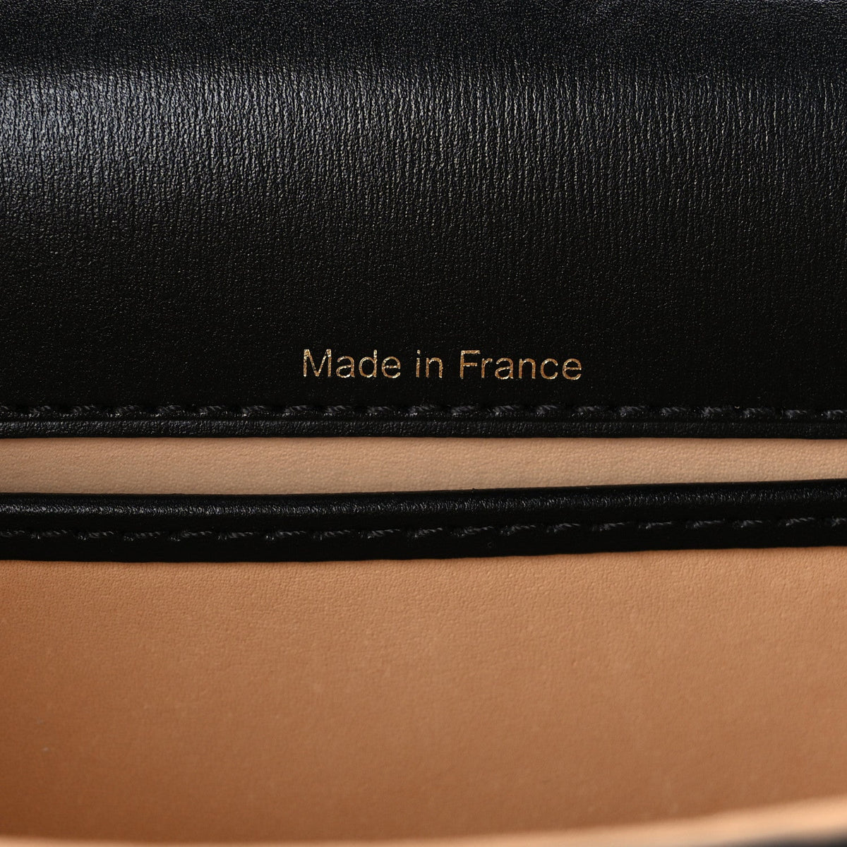 Mini Calfskin Satchel Bag - Black
