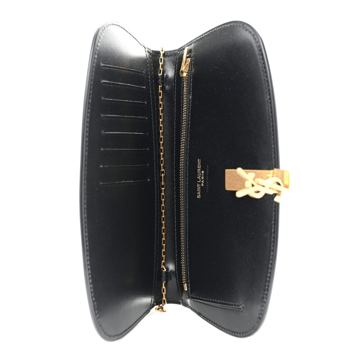 Calfskin Wallet Bag - Black
