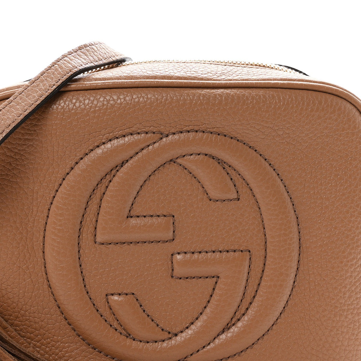 Small Calfskin Handbag - Beige